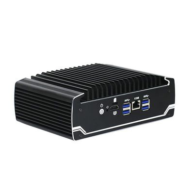 IBOX-501 N18 Fanless Industrial Mini PC Quad Core 32 GB Storage With MSATA