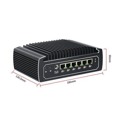 IBOX-501 N18 Fanless Industrial Mini PC Quad Core 32 GB Storage With MSATA