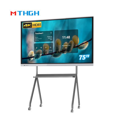 75 Inch 4K HD Conference Room Interactive Whiteboard Interactive Touch All-In-One With USB