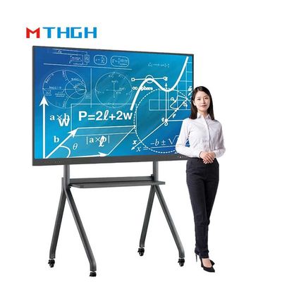 110 Inch Interactive Touch WhiteBoard 350cd/M2 Brightness Sliding All-In-One Machine