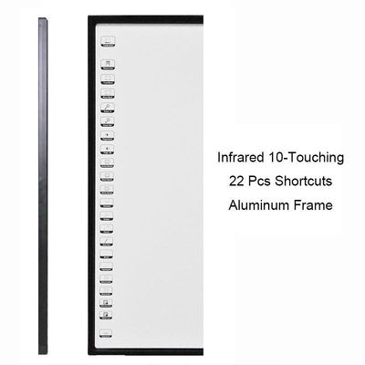 120 Inch Smart Infrared Touch Interactive Whiteboard 10 Points Response 6ms