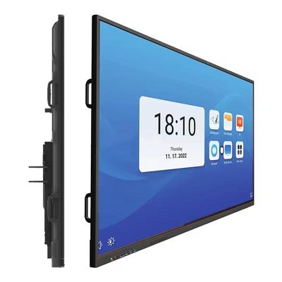 4K 75 Inch 20-Point Infrared Touch Interactive Whiteboard For School Classroom Teaching