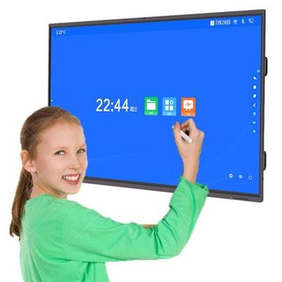 4K 65 Inch 16:9 Interactive LCD Whiteboard Infrared/Capacitive Touch For Smart Education