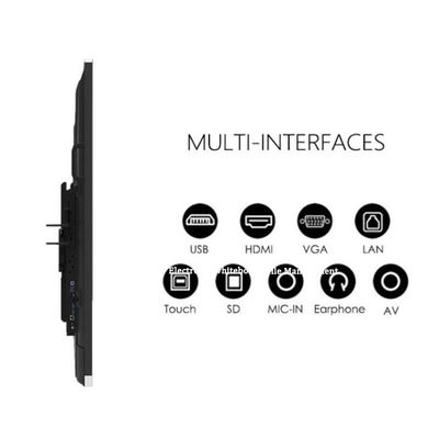 86 Inch 20-Point Digital Smart Interactive Whiteboard Tablet Infrared Android 11.0