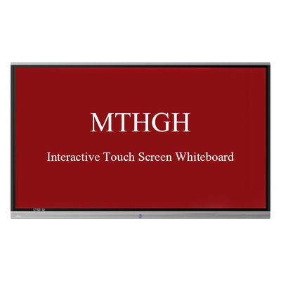 75 Inch Interactive Touch Screen Whiteboard 4K Display Brightness ≥350cd/m² Response ≤8ms