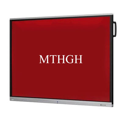 75 Inch Interactive Touch Screen Whiteboard 4K Display Brightness ≥350cd/m² Response ≤8ms