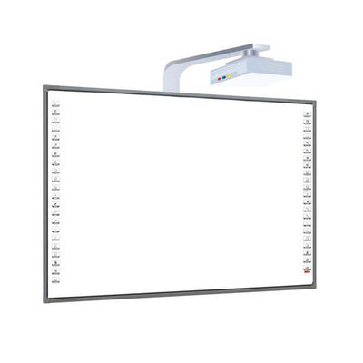 83 Inch Smart Interactive White Board With Infrared Touch Technology And Black Writing Color