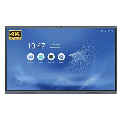 Interactive Smart Education Whiteboard 350cd/m2 Bright IR/Capacitive Touch