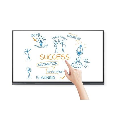 86 Inch Interactive Touch Screen Whiteboard 178° Wide Viewing Angle for Smart Education