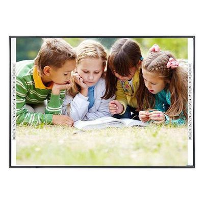 96 Inch Capacitive Touch Interactive Whiteboard 3840X2160 Resolution 180 Points/Second Cursor Speed