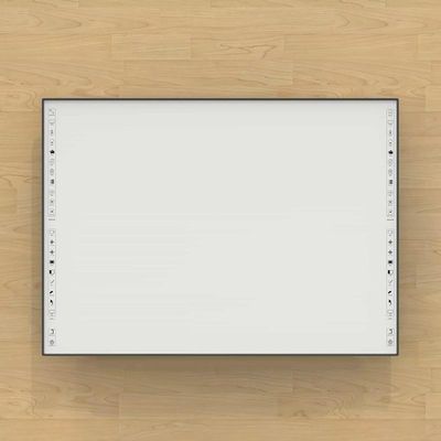 96 Inch Capacitive Touch Interactive Whiteboard 3840X2160 Resolution 180 Points/Second Cursor Speed