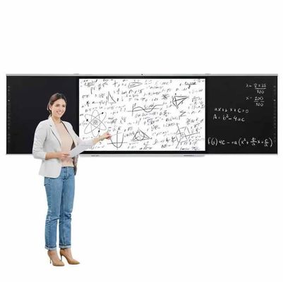 75 Inch Intelligent Digital Board Smart Blackboard With 4K Flat Writing Panel