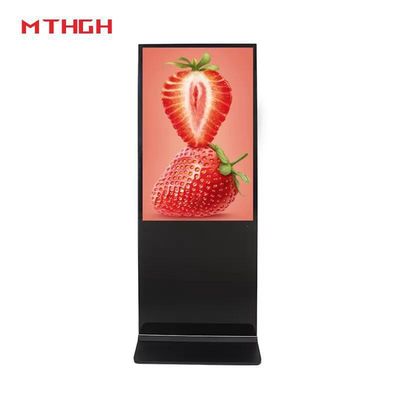 43 Inch Floor Standing Digital Signage Audio/Headphone Output And Mounting Options For OEM Suppliers