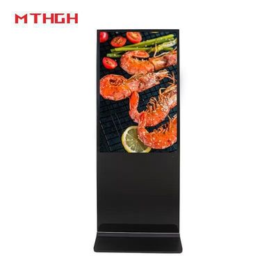 43 Inch Floor Standing Digital Signage Audio/Headphone Output And Mounting Options For OEM Suppliers