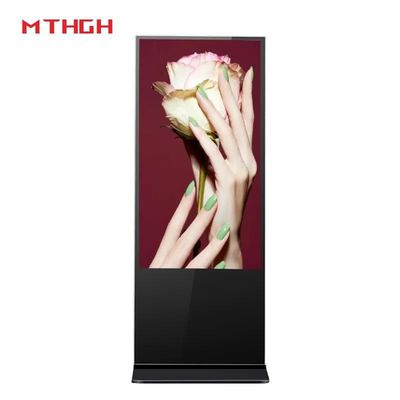 43 Inch Floor Standing Digital Signage Audio/Headphone Output And Mounting Options For OEM Suppliers