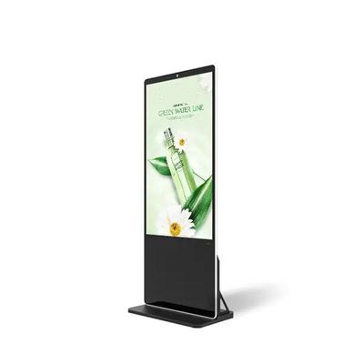 49 Inch Floor Standing Digital Display , Free Standing Digital Signage With Wall Mounting Options