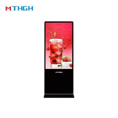 49 Inch Floor Standing Digital Signage Display 8GB/16GB Storage For Your Business