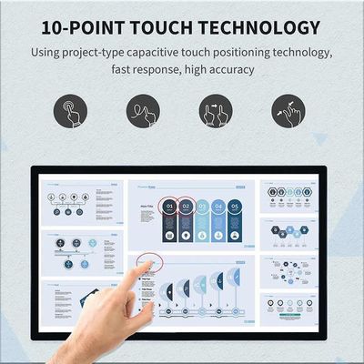 1920x1080/3840x2160 High Resolution Wall Mounted Digital Signage For Welcome Display