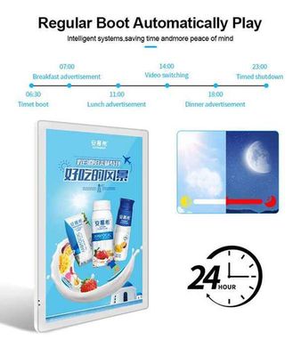 Indoor Elevator Media Wall Mounted Digital Advertising Screen For Customizable Advertising Display