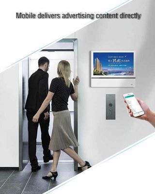 Indoor Elevator Media Wall Mounted Digital Advertising Screen For Customizable Advertising Display