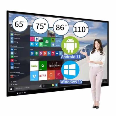 Touch Screen Presentation Board With Built-In 13MP Camera And Long-Lasting Life Time Of ≥50000 Hours