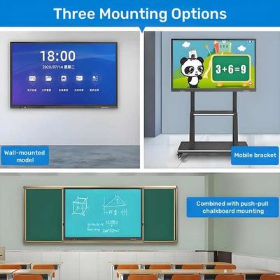 Touch Screen Presentation Board With Built-In 13MP Camera And Long-Lasting Life Time Of ≥50000 Hours
