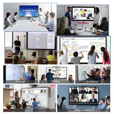 Touch Screen Presentation Board With Built-In 13MP Camera And Long-Lasting Life Time Of ≥50000 Hours