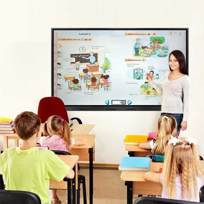 110 Inch Interactive Touch Screen Display 16 9 Aspect Ratio DP Interface Professional Demonstration Board