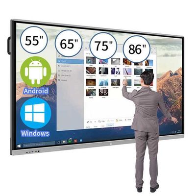High-Quality Interactive Touch Screen Whiteboard Demonstration Board 55 Inch Android 13.0 System Version