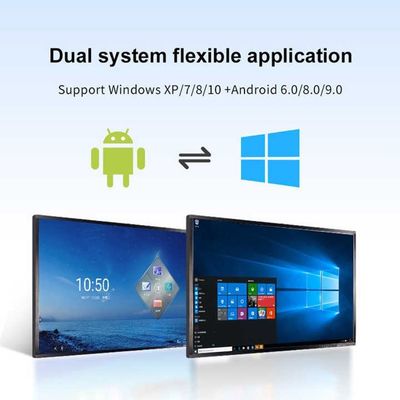 178° H/V Viewing Angle Interactive Touch Screen Whiteboard Presentation Board For Professional Presentations