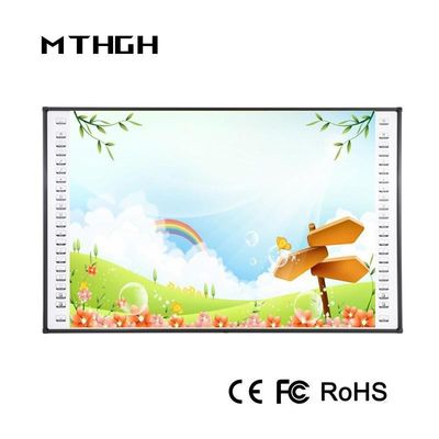 86 Inch Interactive Flat Panel , Infrared Interactive Whiteboard 16 10 USB Power Supply