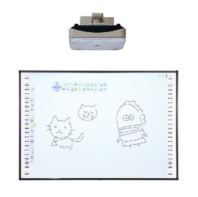 150 Inch Infrared Interactive Smart Digital Whiteboard, Resolution 3840x2160 for Education Training
