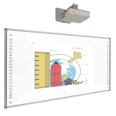 3840x2160 Resolution Interactive Whiteboard, Smart Digital Whiteboard With Touch Technology