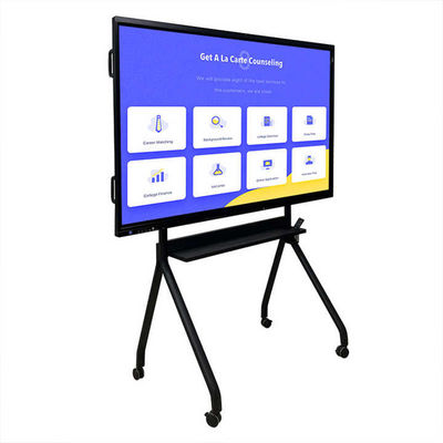 65 Inch Brightness 350cd/M2 Interactive Touch Screen Whiteboard With Software Interactive Whiteboard Software OPS PC