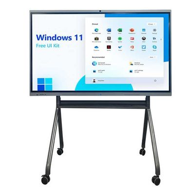 55 Inch Interactive Whiteboard 16 9 Aspect Ratio And 350cd/M2 Brightness For Teaching
