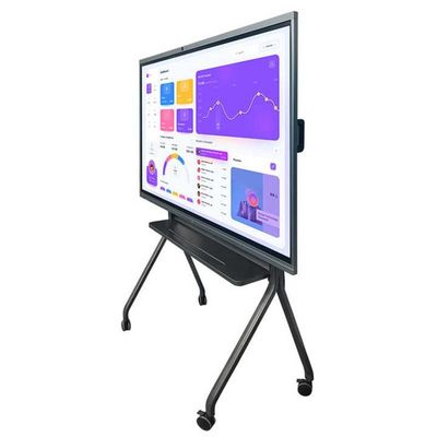65 Inch Interactive Smart Whiteboard 3840x2160 4K Screen Panels With Android APPs Software