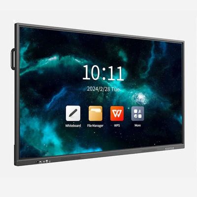 Interactive Whiteboard For School Classroom Touch Screen Presentation Board With Life Time ≥50000 Hours And Easy Installation