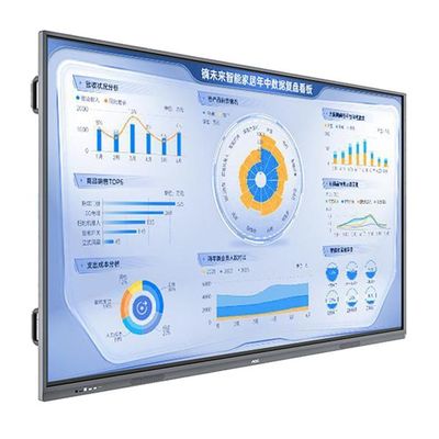 Interactive Whiteboard For School Classroom Touch Screen Presentation Board With Life Time ≥50000 Hours And Easy Installation